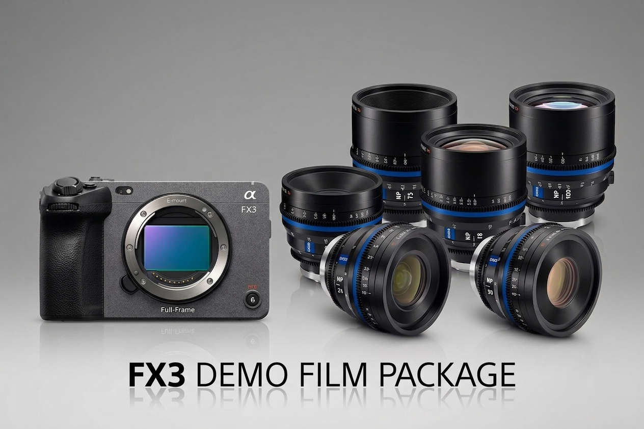 Packages Sony FX3 Zeiss Nano primes package null for rent in Hyderabad